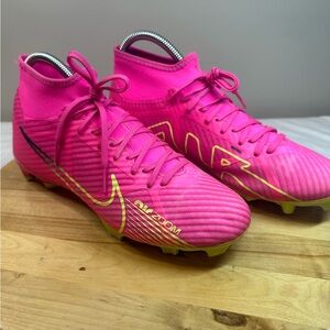 Nike Zoom Mercurial Superfly 9 Academy HG ‘Pink Blast’ Mens Size 7.5 DJ5625-605